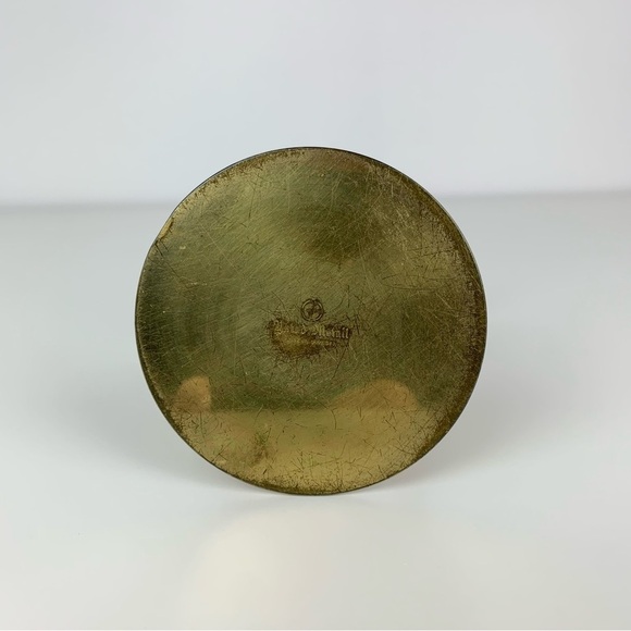 Ystad Metall Brass Candle Holder Flower Tulip 2 Arms Sweden MCM Vtg Scandinavian - Picture 7 of 10